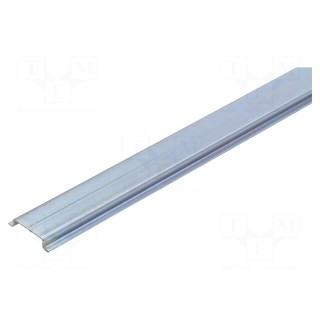 DIN rail | TS35 | L: 1m | zinc-plated steel | Profile ht: 7.5mm