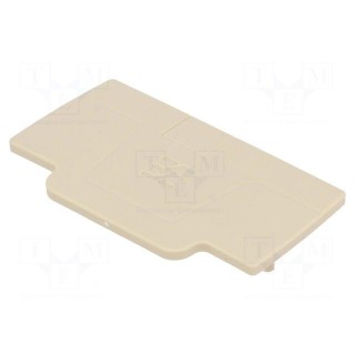 End plate | Application: A2C2.5 | beige | Width: 2.1mm | wemid | UL94V-0