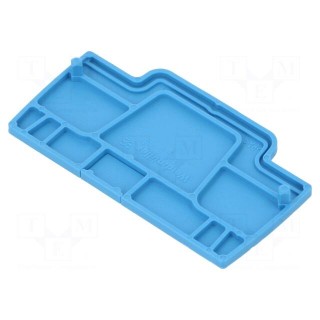 End plate | blue | A series