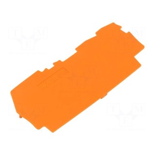 End plate | orange | 2102