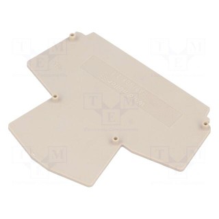 End plate | beige | W | WDK2.5