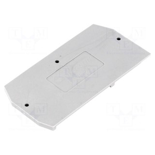 End plate | Application: WS-2.5 | grey
