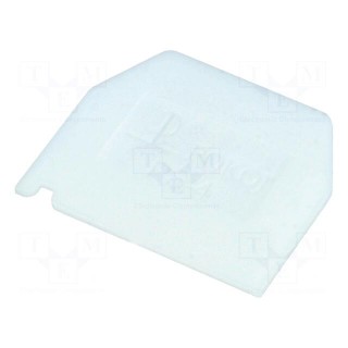 End plate | Application: ZG-G2.5,ZG-G4 | white | Width: 1mm