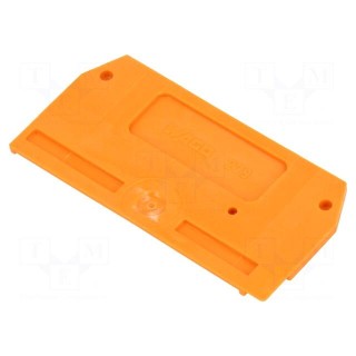 End/partition plate | orange | 279 | 2x27x52mm | 279-9