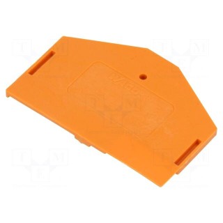 End/partition plate | Application: 280-6 | orange | 2.5x36.5x50.5mm