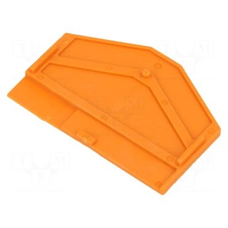 End/partition plate | Application: 280-6 | orange | 2.5x36.5x50.5mm