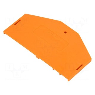 End/partition plate | Application: 281-6 | orange | 2.5x37x61.5mm