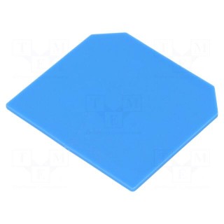 End/partition plate | Application: SAK4,SAK6 | blue