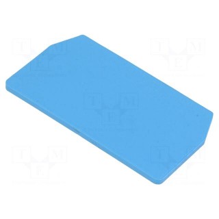 End/partition plate | blue | wemid | max.125°C | UL94V-0 | ZDU1.5