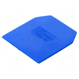 End/partition plate | Application: ZUG-G10,ZUG-G2.5,ZUG-G4 | blue