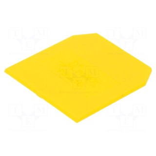 End/partition plate | Application: ZUG-G2.5,ZUG-G4 | yellow