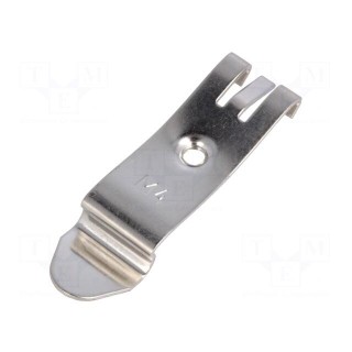 Fixation snap lock | Width: 14mm | TS35 | Thread: M4 | DIN TS35  rail