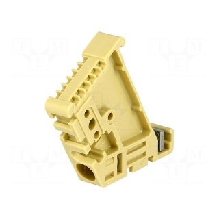 Holder | beige | Width: 8.5mm | TS35