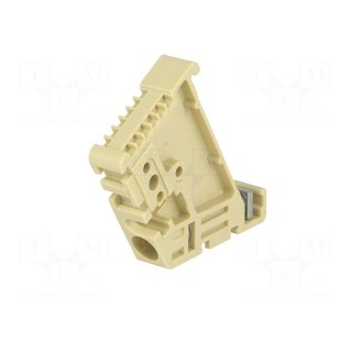 Holder | beige | Width: 8.5mm | TS35