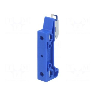 Mounting adapter | blue | DIN | Width: 11mm | polyamide | TS35