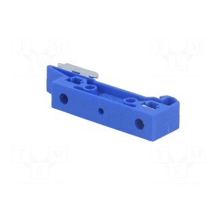 Mounting adapter | blue | DIN | Width: 11mm | polyamide | TS35