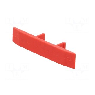 Protection | red | Width: 6.4mm | polyamide | -25÷120°C | UL94V-0 | ZUG-4