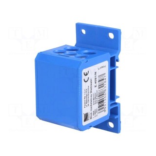 Splice terminal: distribution block | 2.5÷50mm2 | ways: 1 | blue