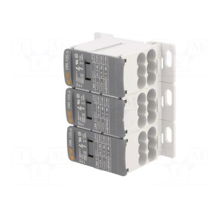 Splice terminal: distribution block | ways: 3 | terminals: 24 | DBL