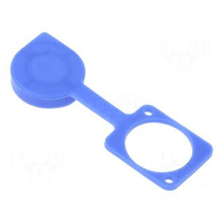 Protection cap | blue | Case: XLR standard | 19x24mm | Series: FT