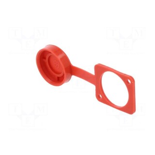 Protection cap | red | XLR standard | 19x24mm | FT