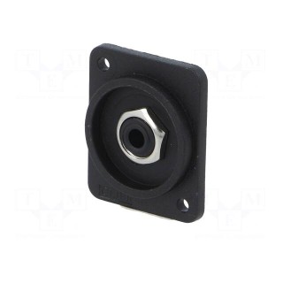 Socket | Jack 3,5mm | female | mono | soldering | XLR standard | 19x24mm