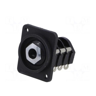Socket | Jack 6,3mm | female | stereo | soldering | XLR standard | FT