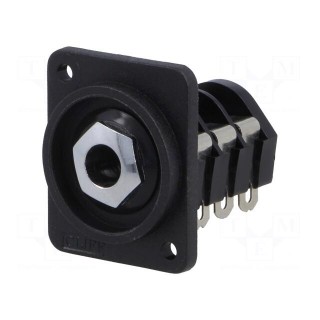 Socket | Jack 6,3mm | female | stereo | soldering | XLR standard | FT
