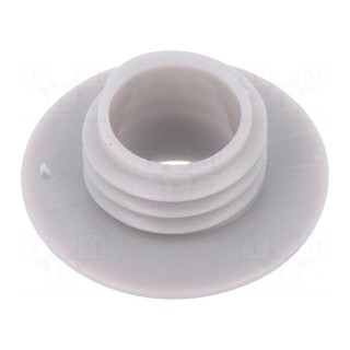 Nut with external thread | S4 series Jack sockets | grey | S4