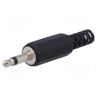 Plug | Jack 3,5mm | male | mono | with strain relief | straight