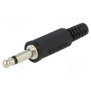 Plug | Jack 3,5mm | male | mono | with strain relief | ways: 2 | straight
