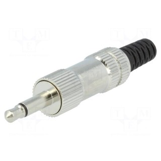 Plug | Jack 3,5mm | male | mono | with strain relief | ways: 2 | straight