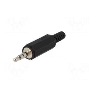 Plug | Jack 3,5mm | male | stereo | with strain relief | ways: 4