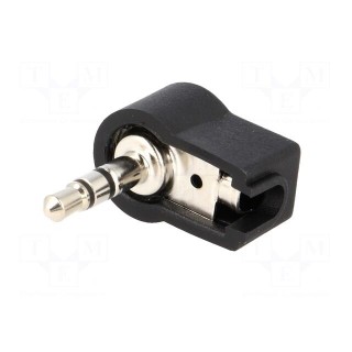 Plug | Jack 3,5mm | male | stereo | ways: 3 | angled 90° | for cable