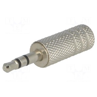 Plug | Jack 3,5mm | male | stereo | ways: 3 | straight | for cable