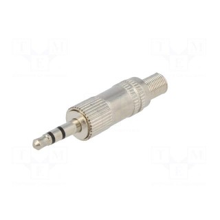 Plug | Jack 3,5mm | male | stereo | with strain relief | straight