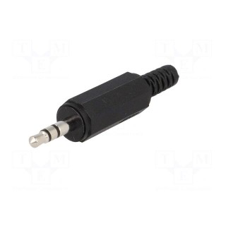 Plug | Jack 3,5mm | male | stereo | with strain relief | ways: 3