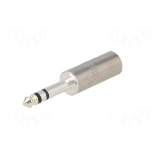 Plug | Jack 3,5mm x 18,6mm | male | stereo | straight | for cable