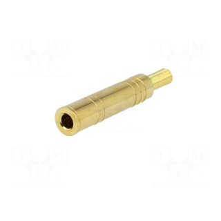 Plug | Jack 6,3mm | female | stereo,with strain relief | ways: 3