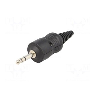 Plug | Jack 6,3mm | stereo | straight | Series: Jumbo | 15mm