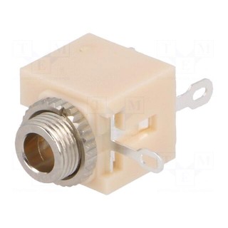 Socket | Jack 3,5mm | female | stereo | ways: 3 | for panel mounting
