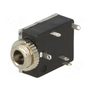 Socket | Jack 3,5mm | female | stereo | with double switch | ways: 3