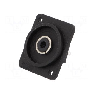 Socket | Jack 3,5mm | female | stereo | with on/off switch | straight