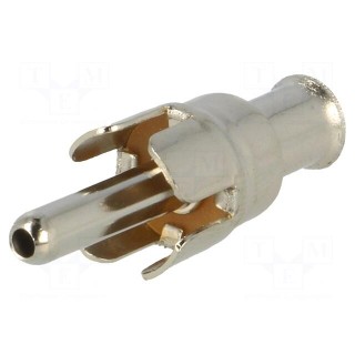 Socket | RCA | female | straight | crimped | brass | for cable