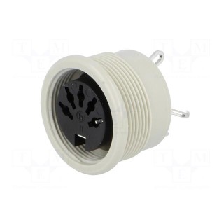 Socket | DIN | female | PIN: 3 | Layout: 180° | soldering