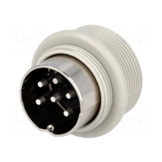 Socket | DIN | male | PIN: 6 | Layout: 240° | soldering
