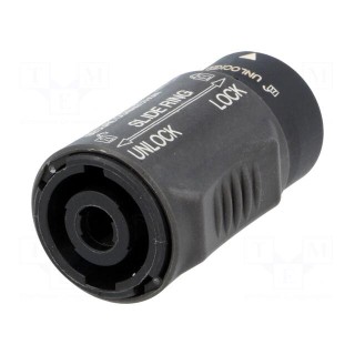 Adapter | PIN: 4 | for cable | 30A | 250V | speakON