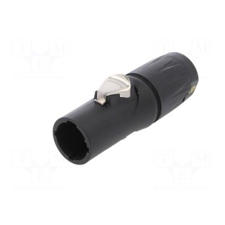 Plug | AC supply | male | PIN: 3 | for cable | 16A | 250V | thermoplastic