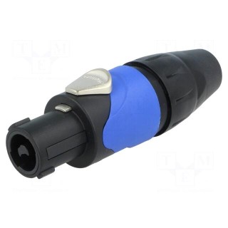 Plug | loudspeaker | female | PIN: 2 | for cable | 30A | 133V | zinc alloy