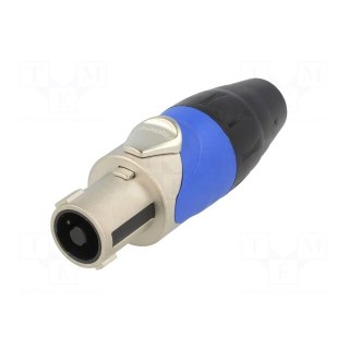 Plug | loudspeaker | female | PIN: 4 | for cable | 30A | 133V | zinc alloy
